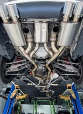 Active Autowerke Maad Maxx Rear Exhaust Section - 3 Can Valve BMW F8X M3 | M4 2015-2020                                     - 11-073 - Image 2