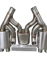 Active Autowerke Maad Maxx Rear Exhaust Section - 3 Can Valve BMW F8X M3 | M4 2015-2020                                     - 11-073 - Image 3