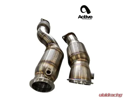 Active Autowerke Downpipes w/ GESI G-Sport Cat BMW M3 | M4 2021+ - 11-085