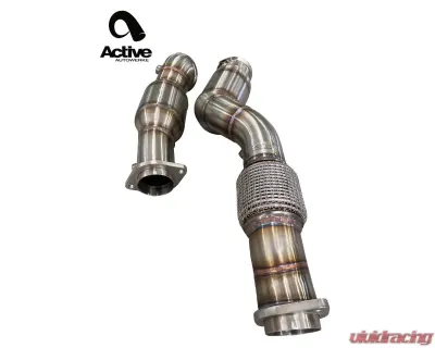Active Autowerke Downpipes w/ GESI G-Sport Cat BMW M3 | M4 2021+ - 11-085