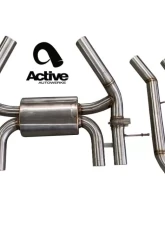 Active Autowerke Exhaust Valved Rear 100mm w/ Brush Tips BMW G80/G82 | M3/M4 2021+                                     - 11-086 - Image 7