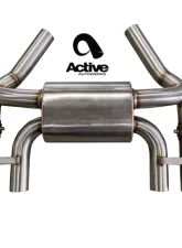 Active Autowerke Exhaust Valved Rear 100mm w/ Brush Tips BMW G80/G82 | M3/M4 2021+                                     - 11-086 - Image 4