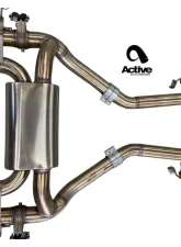 Active Autowerke Exhaust Valved Rear 100mm w/ Brush Tips BMW G80/G82 | M3/M4 2021+                                     - 11-086 - Image 5
