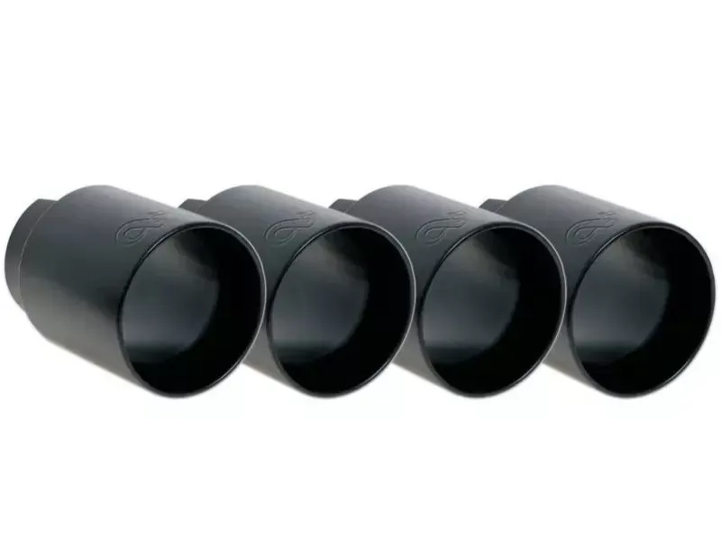 Active Autowerke Rear Exhaust Tips Matte Black BMW F87 M2 2015-2020 - 11-043B