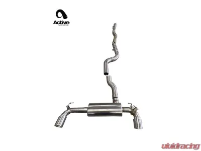 Active Autowerke Performance Rear Exhaust Black Tips Toyota Supra A90 2020-2024 - 11-565B