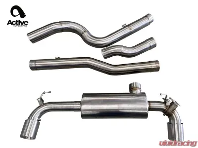 Active Autowerke Performance Rear Exhaust Black Tips Toyota Supra A90 2020-2024 - 11-565B