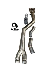 Active Autowerke Single Midpipe with Resonator BMW X3M | X4M 2019+                                     - 11-102R - Image 2