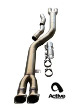 Active Autowerke Single Midpipe with Resonator BMW X3M | X4M 2019+                                     - 11-102R - Image 3