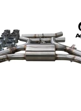 Active Autowerkes Valved Axle-Back Exhaust System for BMW X3M/X4M 2019+ - Brushed Tips                                     - 11-103 - Image 2