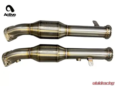 Active Autowerke Ultra High Flow Cats Upgrade for Signature X Pipe BMW E90 M3 2007-2013 - 11-083