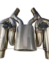 Active Autowerke Maad Maax Exhaust System 3 Can Valves Carbon Tips BMW M3 | M4 2014+                                     - 11-073C - Image 7