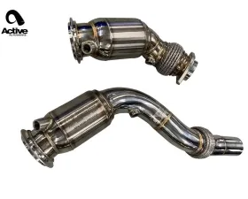 Active Autowerke Downpipes with GESI G Sport Cats BMW F80 M3 | M4 2014-2018