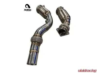 Active Autowerke Downpipes with GESI G Sport Cats BMW F80 M3 | M4 2014-2018 - 11-080
