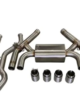 Active Autowerke Valved Rear Axle Back Exhaust BMW F87 M2 Competition 2015-2021                                     - 11-067 - Image 4