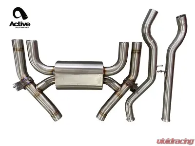 Active Autowerke Valved Rear Axle Back Exhaust BMW F87 M2 Competition 2015-2021 - 11-067
