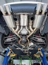 Active Autowerke Maad Maax Exhaust System 3 Can Valves Carbon Tips BMW M3 | M4 2014+                                     - 11-073C - Image 2