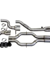 Active Autowerke Race Only Exhaust System GOLIATH w/ Brushed Tips BMW M3 G80 | M4 G82 2021-2024                                     - 11-116 - Image 3