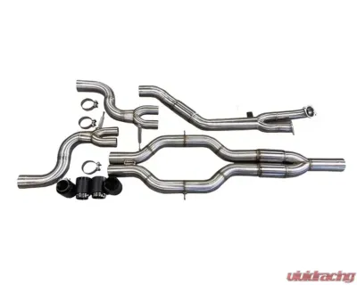 Active Autowerke Race Only Exhaust System GOLIATH w/ Brushed Tips BMW M3 G80 | M4 G82 2021-2024 - 11-116