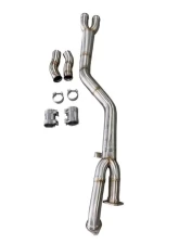 Active Autowerke Signature Single Mid-Pipe Resonated BMW G87 M2 2023-2024                                     - 11-118R - Image 4