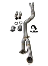 Active Autowerke Signature Single Mid-Pipe Resonated BMW G87 M2 2023-2024                                     - 11-118R - Image 2