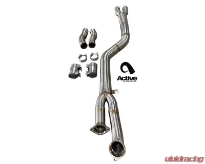 Active Autowerke Signature Single Mid-Pipe Resonated BMW G87 M2 2023-2024 - 11-118R