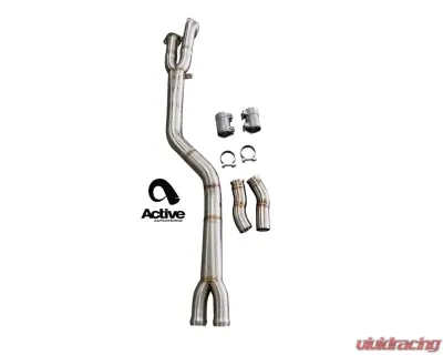 Active Autowerke Signature Single Mid-Pipe Resonated BMW G87 M2 2023-2024 - 11-118R