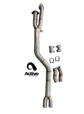 Active Autowerke Signature Single Mid-Pipe Resonated BMW G87 M2 2023-2024                                     - 11-118R - Image 4