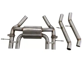 Active Autowerke Valved Rear Axle-back Exhaust w/ Black Tips BMW G87  M2 2023-2024