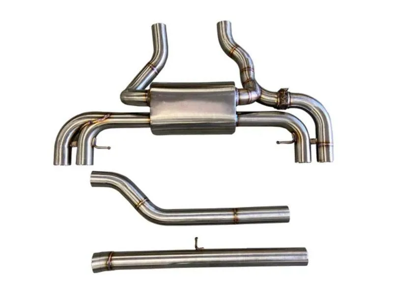 Active Autowerke Valved Rear Exhaust w/ Carbon over Black Chrome Tips BMW M340i | M440i 2019-2024 - 11-089CB