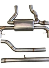 Active Autowerke Valved Rear Exhaust w/ Carbon over Black Chrome Tips BMW M340i | M440i 2019-2024                                     - 11-089CB - Image 4