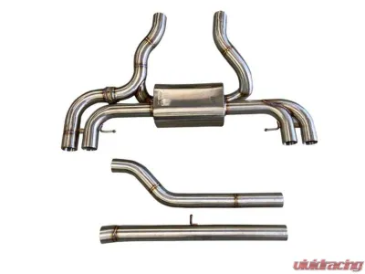Active Autowerke Valved Rear Exhaust w/ Carbon over Black Chrome Tips BMW M340i | M440i 2019-2024 - 11-089CB
