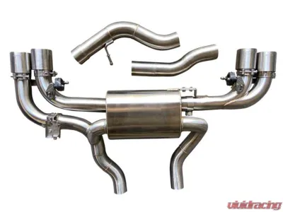 Active Autowerke Valved Rear Exhaust for BMW M240i 2019-2024 with Carbon Black Chrome Tips - 11-125CB