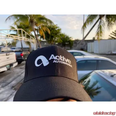 Active Autowerkes 6-Panel Black Snapback Hat - 19-003