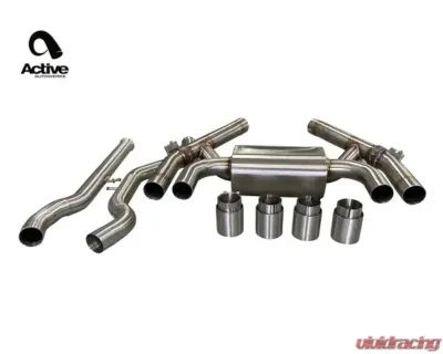 Active Autowerke Valved Rear Axle-back Exhaust for BMW F87 M2 Competition 2019+ - 11-067CB