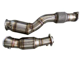 Active Autowerkes Downpipes w/ Aflow CATs
