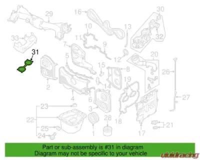 Subaru OEM Manifold Gasket Lower Subaru 2020-2021 - 14035AA421