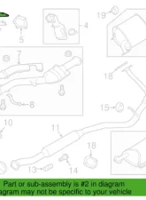 Subaru OEM Front Pipe Gasket Subaru 1991-2021                                     - 44022AA150 - Image 4