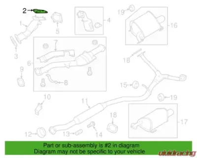 Subaru OEM Front Pipe Gasket Subaru 1991-2021 - 44022AA150
