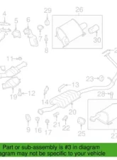 Subaru OEM Exhaust Pipe To Manifold Gasket Subaru 2001-2021                                     - 44022AA170 - Image 4