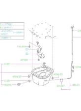 Subaru OEM Engine Oil Pan Subaru Impreza | Legacy | Outback | STI 2004-2005                                     - 11109aa131 - Image 6