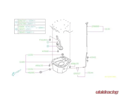 Subaru OEM Engine Oil Pump Pickup Tube Subaru Impreza | Legacy | Outback | STI | WRX 2006-2021 - 15049AA110