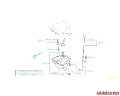 Subaru OEM Engine Oil Pump Pickup Tube Subaru Impreza | Legacy | Outback | STI | WRX 2006-2021 - 15049AA110
