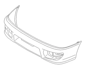 Subaru OEM Front Bumper Cover Subaru Impreza 1999 - 2001