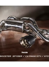 FI Exhaust Sport 200 Cell Downpipe Porsche 718 GT4 | Spyder OPF 2020+                                     - PH-718GT4F-HDNCAT - Image 2