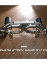 FI Exhaust Sport 200 Cell Downpipe Porsche 718 GT4 | Spyder OPF 2020+                                     - PH-718GT4F-HDNCAT - Image 4