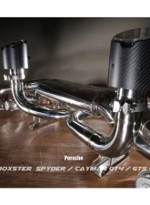 FI Exhaust Sport 200 Cell Downpipe Porsche 718 GT4 | Spyder OPF 2020+                                     - PH-718GT4F-HDNCAT - Image 5