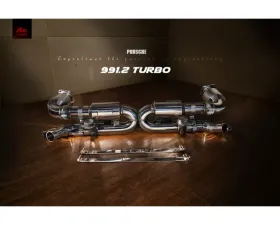 FI Exhaust Cat Pipe for OEM Exhaust Porsche 991.1 | 991.2 Turbo 2013-2019 Compatible