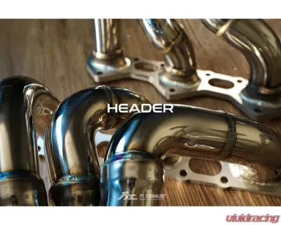 FI Exhaust Long Tube Race Header for Audi R8 V10/Plus MK2 2016-2018, LM-610-HDS4 + AD-R82-LKPS4 - LM-610-HDS4 + AD-R82-LKPS4