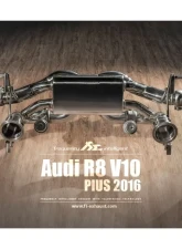 FI Exhaust Long Tube Race Header for Audi R8 V10/Plus MK2 2016-2018, LM-610-HDS4 + AD-R82-LKPS4                                     - LM-610-HDS4 + AD-R82-LKPS4 - Image 3