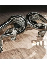 FI Exhaust Long Tube Race Header for Audi R8 V10/Plus MK2 2016-2018, LM-610-HDS4 + AD-R82-LKPS4                                     - LM-610-HDS4 + AD-R82-LKPS4 - Image 4